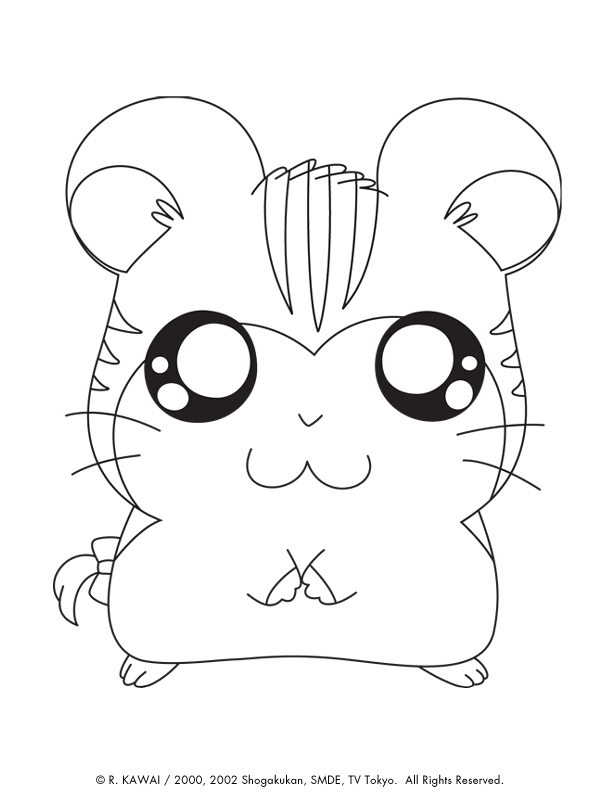 Coloring page : Hamtaro sandy - Coloring.me