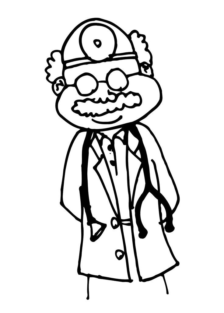 Doctors Office Coloring For Kids | Kids Coloring Pages