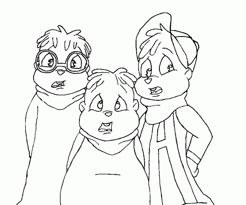 12 Impressive Alvin And The Chipmunks Coloring Pages | Fun 