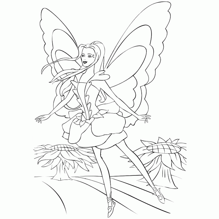 Barbie Fairytopia Mermaidia Coloring Pages - Coloring Home