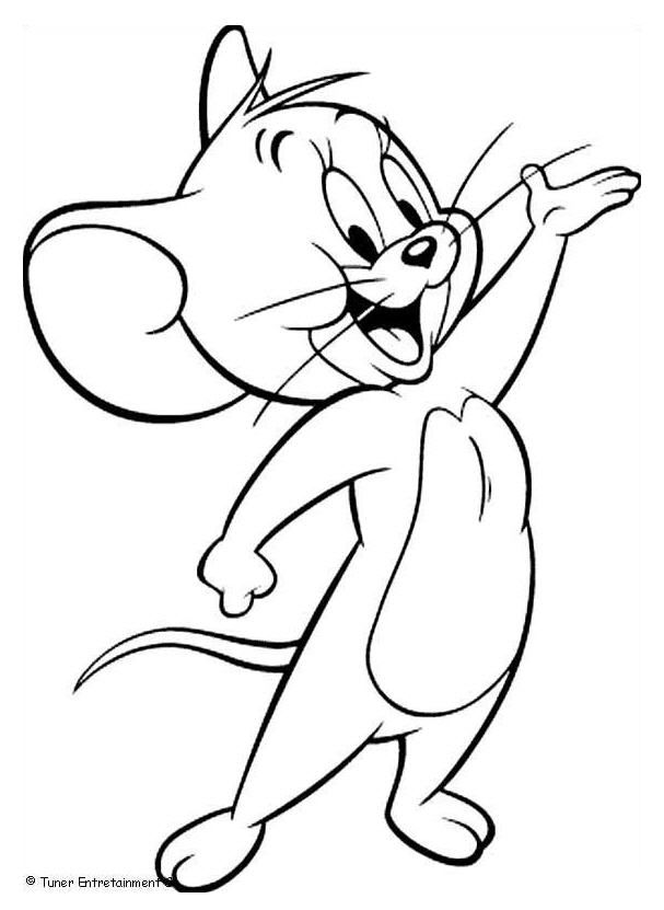 tom and jerryprintable coloring pages for kids picture
