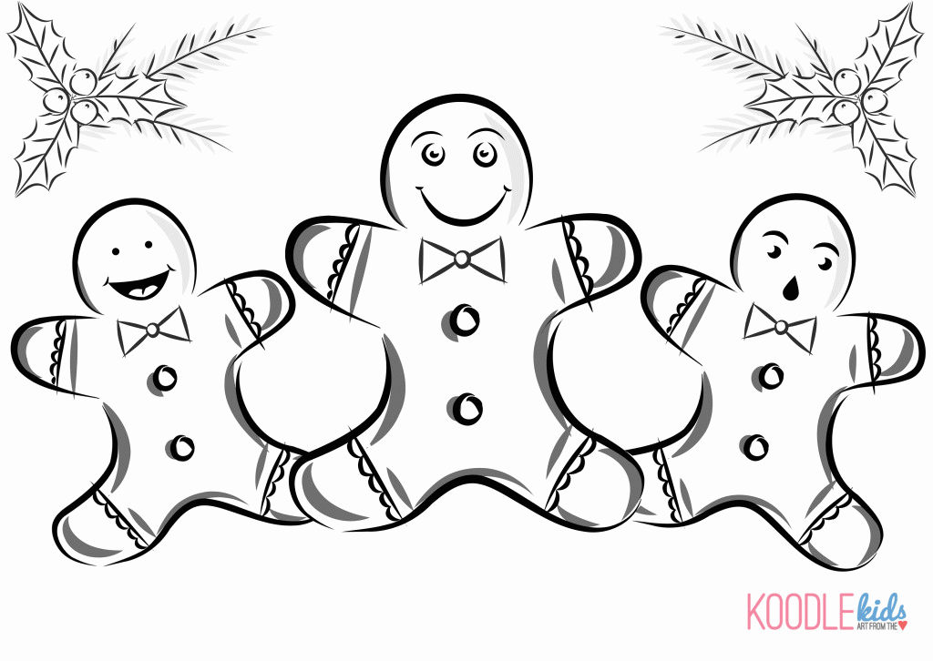 Gingerbread Coloring Pages - Free Coloring Pages For KidsFree 