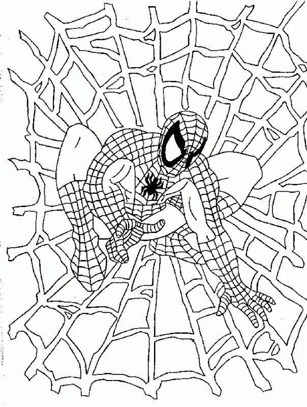 Free Printable Spiderman Coloring Pages