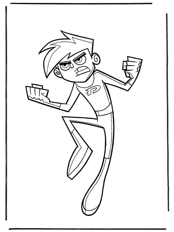 617 Unicorn Danny Phantom Coloring Pages for Kids