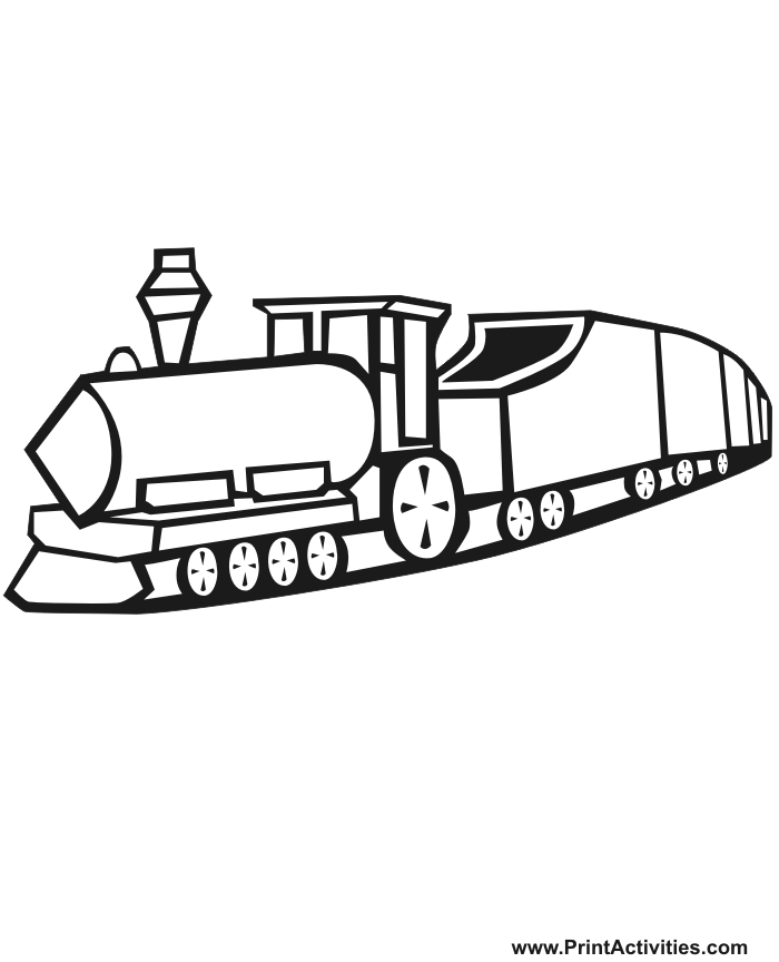 Train Pictures For Kids - Coloring Home