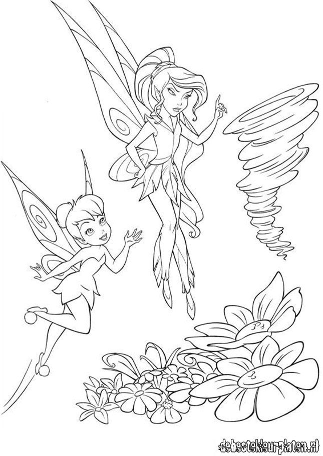 Tinkerbell Coloring Pages To Print