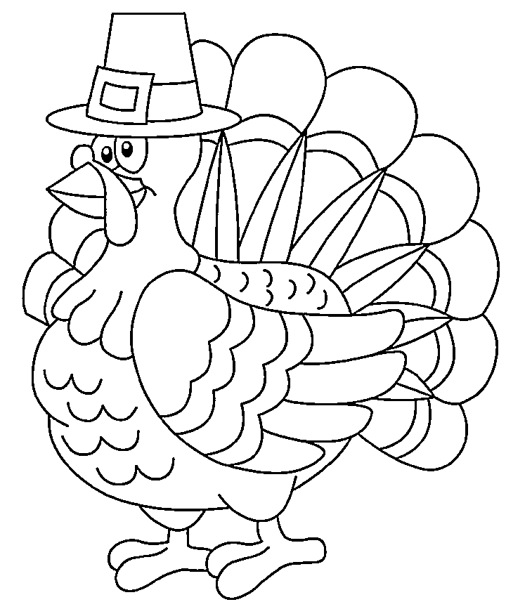 Funny Thanksgiving Coloring Pages - Coloring Home