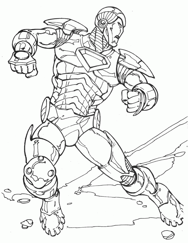 Iron Man Coloring Sheets For Kids