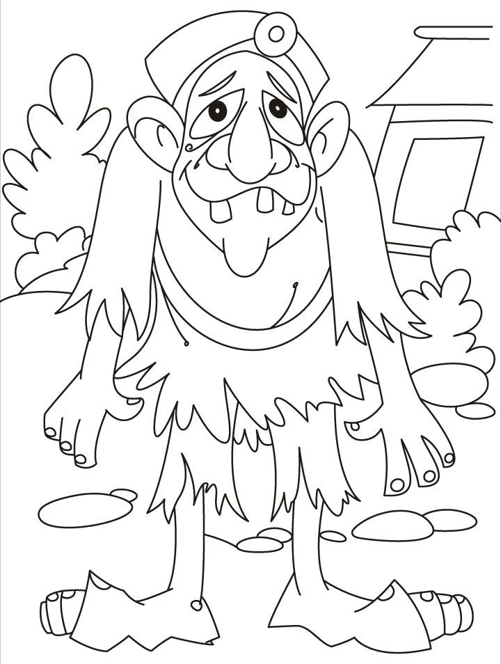 Help me out from this shabby condition coloring pages | Download 
