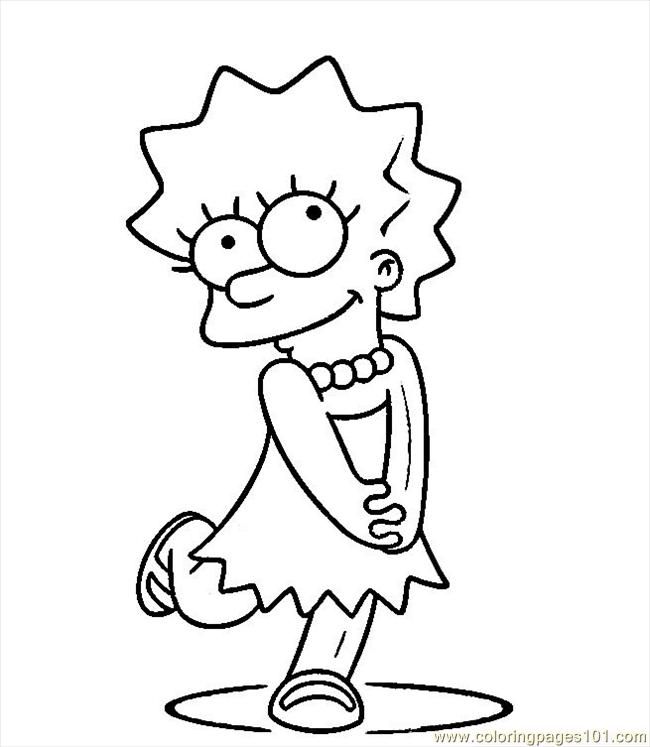simpsons Colouring Pages (page 3)