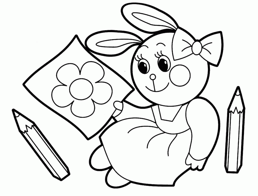 Free games for kids » Animals coloring pages for babies 98