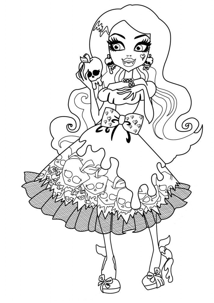 Draculaura Monster High Coloring Page | Coloring Pages for the Kidlet…