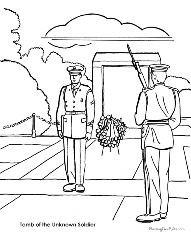 Welcome Home Military Coloring Pages | Online Coloring Pages