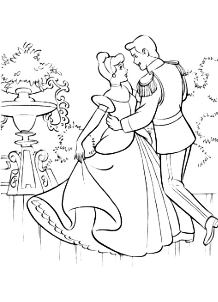 dancing with prince Colouring Pages (page 2)