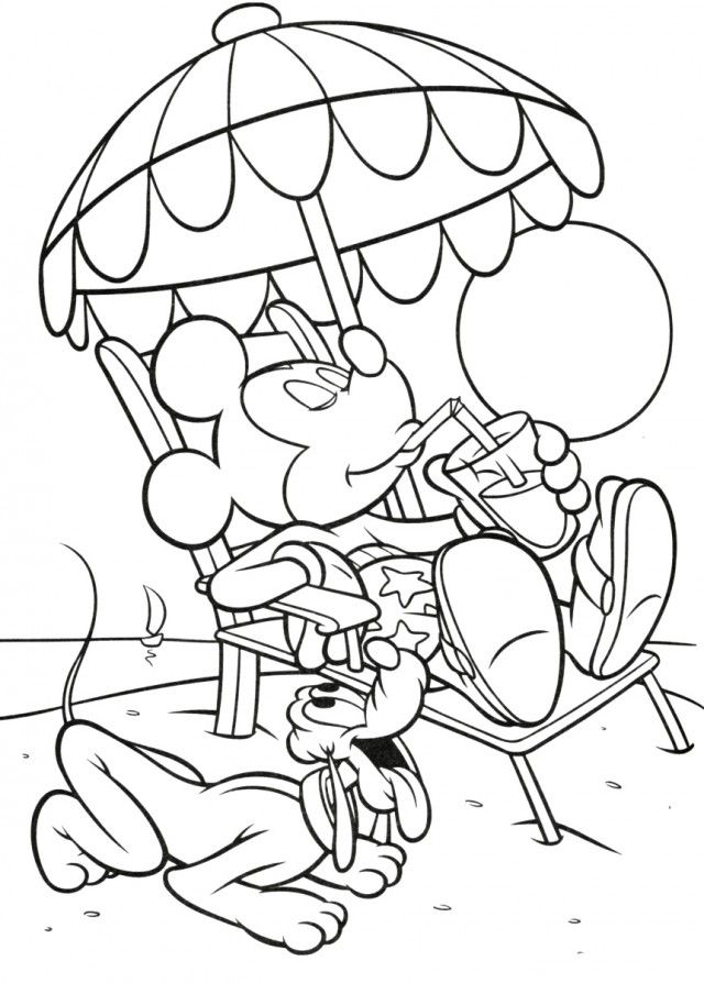 Mickey Mouse Characters Coloring Pages Mickey Mouse Coloring 