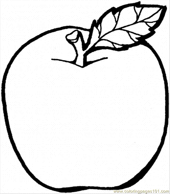 Coloring Pages Of Apples 353 | Free Printable Coloring Pages