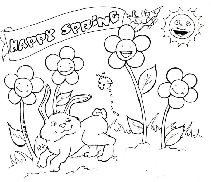 Spring Coloring Pages 2014- Z31 Coloring Page
