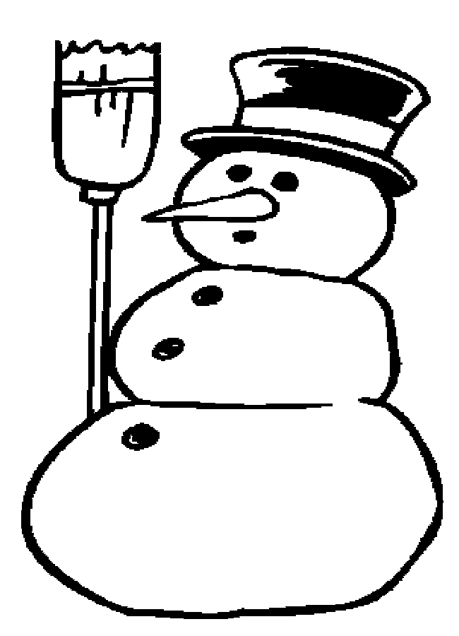 Snowman Coloring Pages | mistsluier