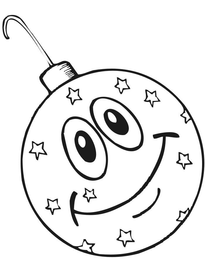 coloring pages of christmas ornaments | Coloring Picture HD For 