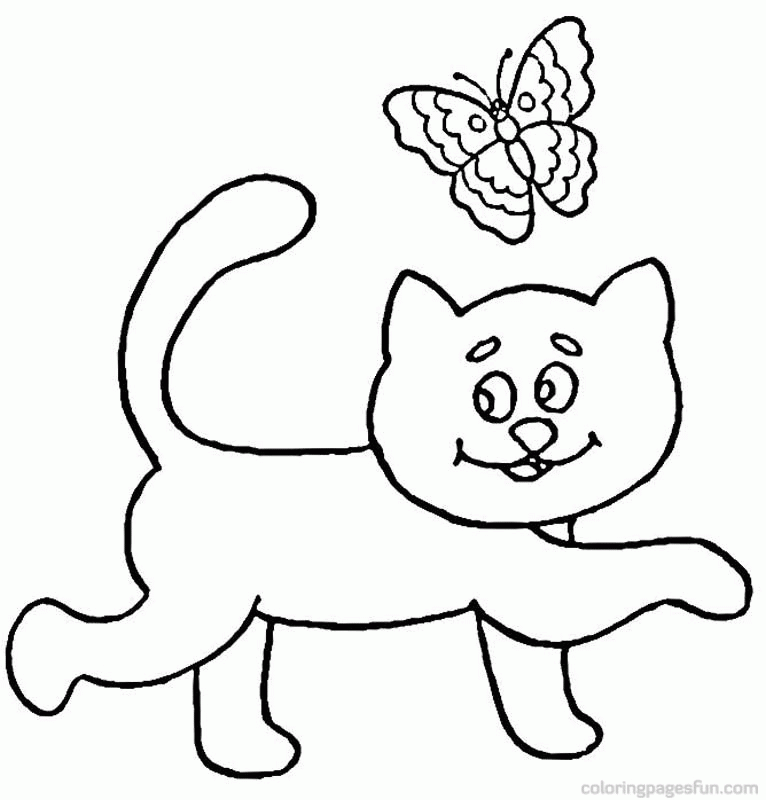 Cats and Kitten Coloring Pages 35 | Free Printable Coloring Pages 
