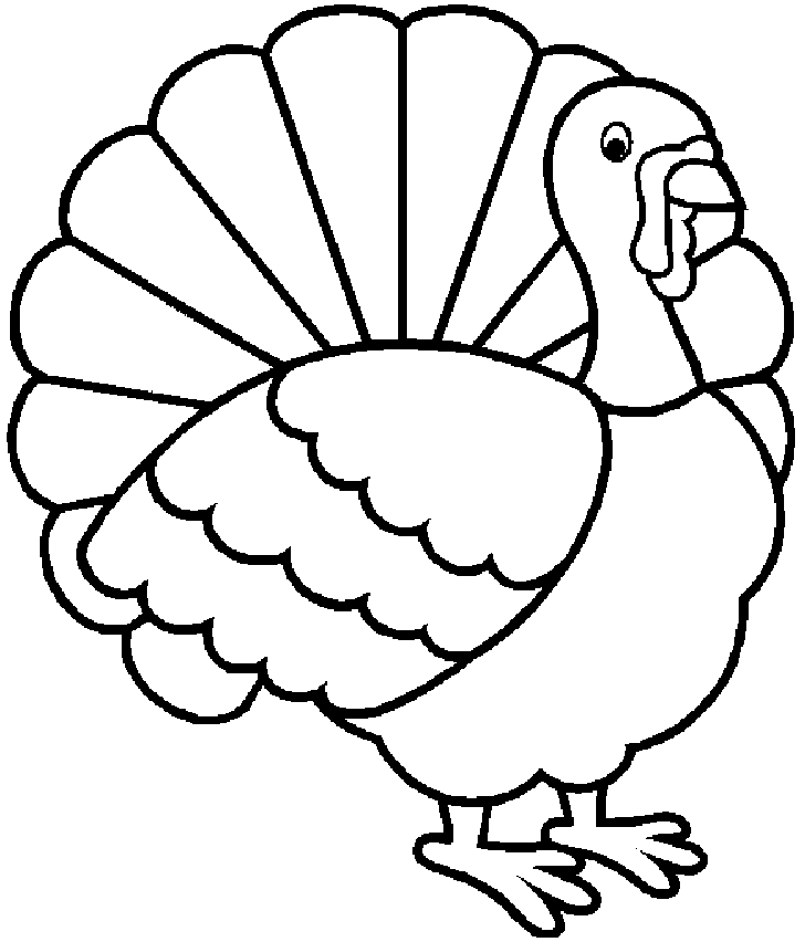 Thanksgiving Turkey Coloring Pages Printables - Picture 7 