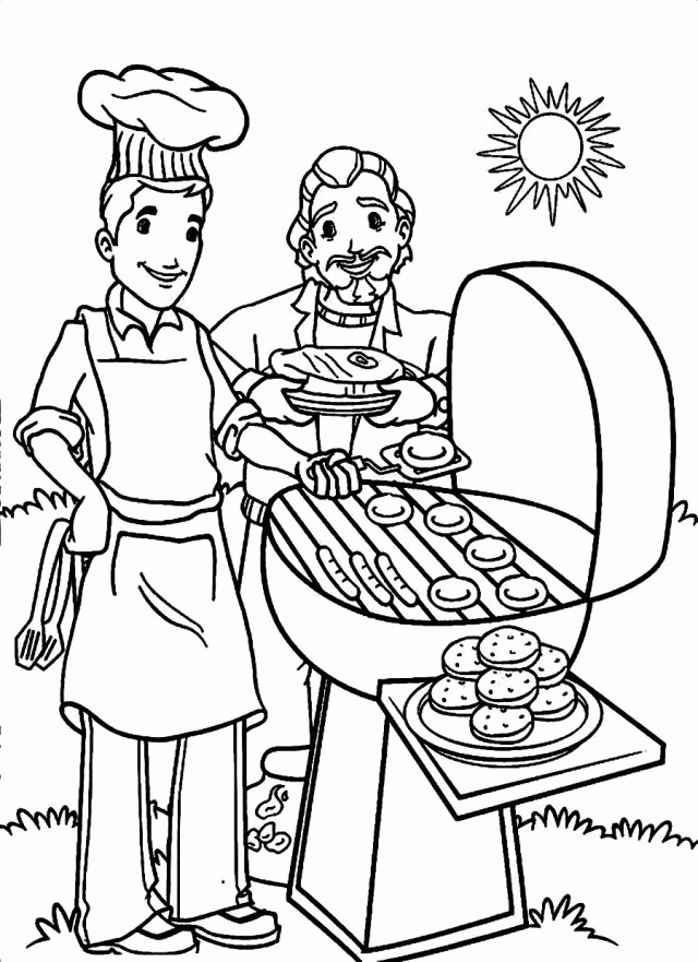 Download Holly Hobbie Family Having A Baking Time Coloring Pages 