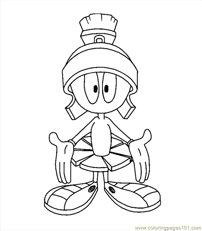 Coloring Pages Marvin The Martian 0009 (4) (Cartoons > Others 