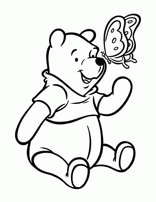 Toddler Coloring Pages To Print Free Printable Winnie The Pooh 