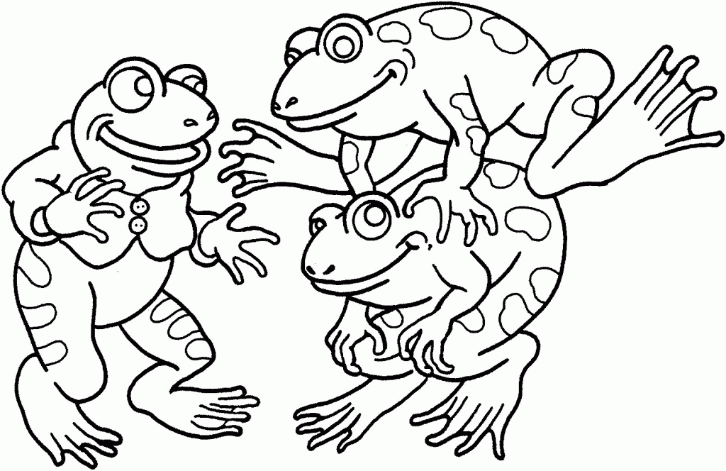 for frogs Colouring Pages (page 2)