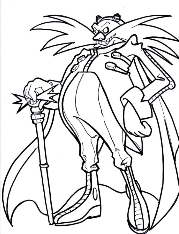 Dr Eggman Coloring Pages - Coloring Home.