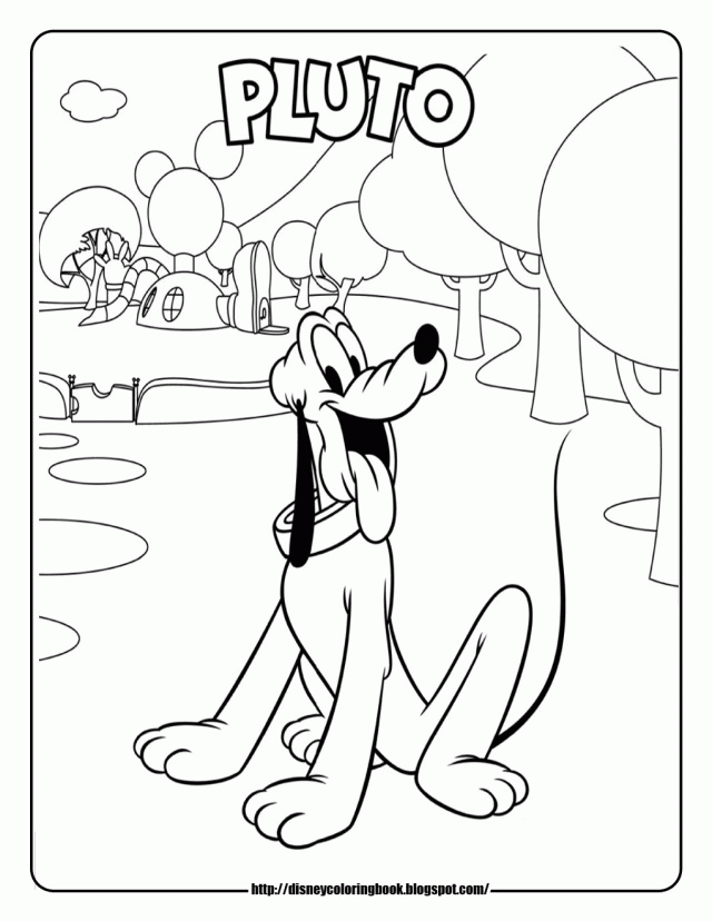 Viewing Gallery For Baby Pluto The Dog Coloring Pages 161877 Baby 