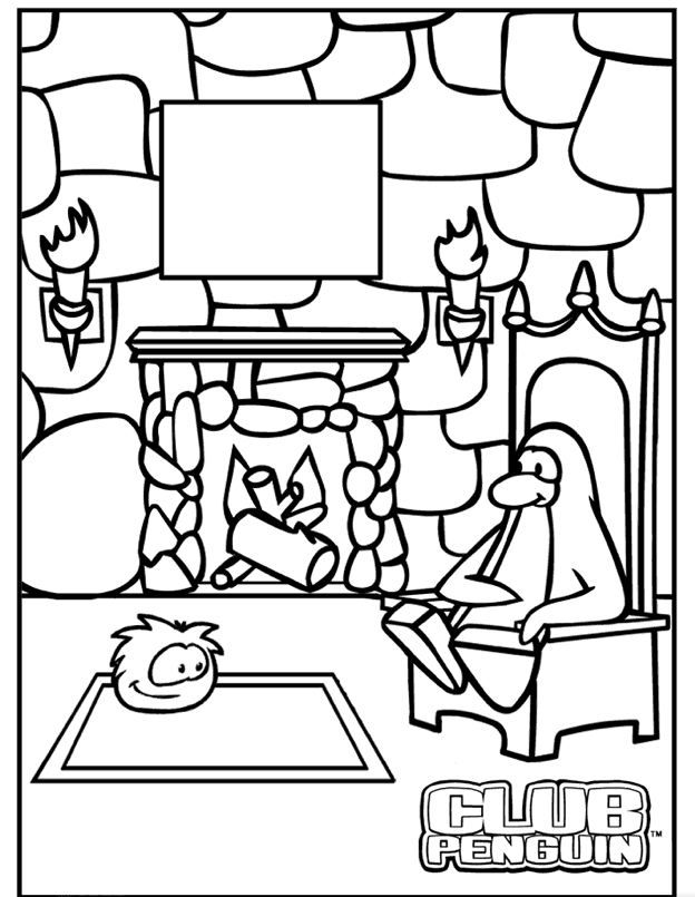 ClubPenguin Worldwide: Colouring Pages