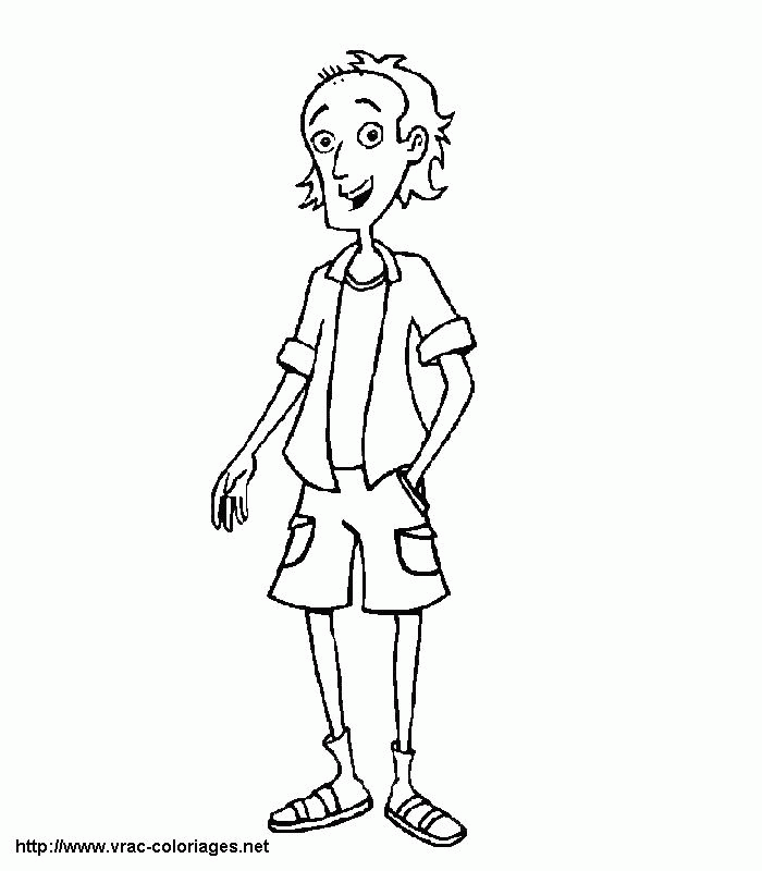 Kenny The Shark Coloring Page