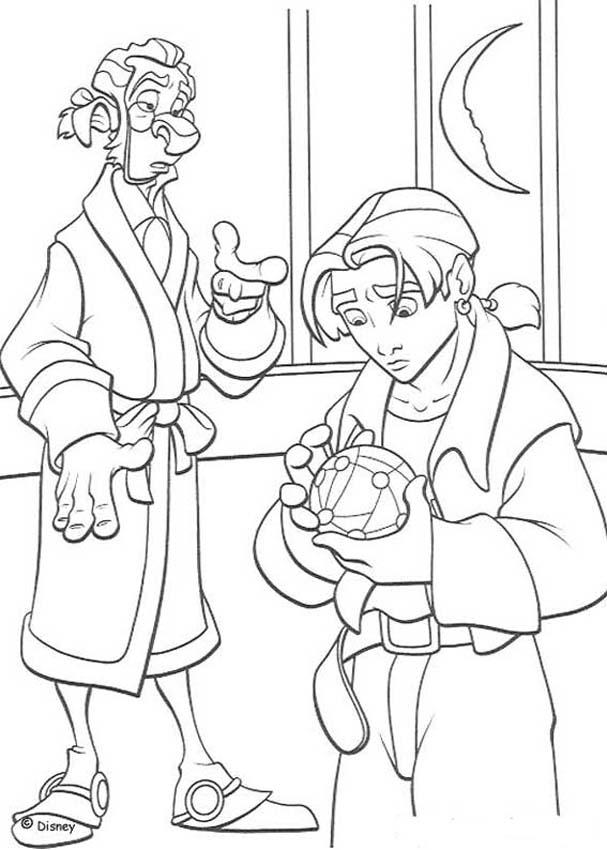 Coloring Page Treasure Planet Tattoo