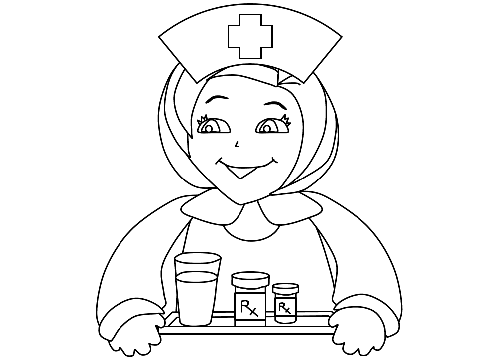 Nurses Day Coloring Pages - Coloring For KidsColoring For Kids