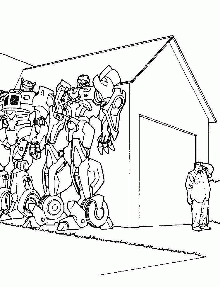 Desenho Dos Transformers para colorir