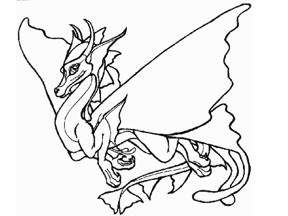 Printable Dragons 18 Fantasy Coloring Pages