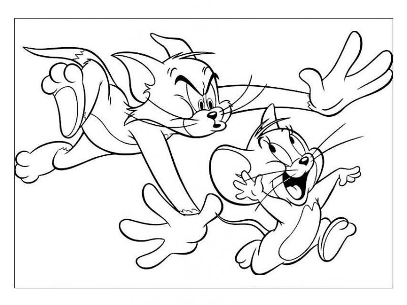 Related Pictures Tom And Jerry Coloring Pages Are Featuring Tom 