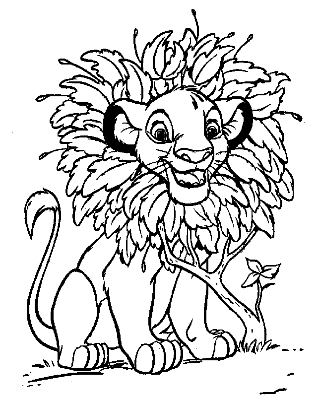 Lion King Printable Coloring Pages Coloring Home