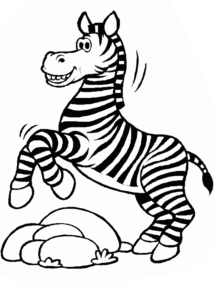Baby Zebra Coloring Pages Images & Pictures - Becuo