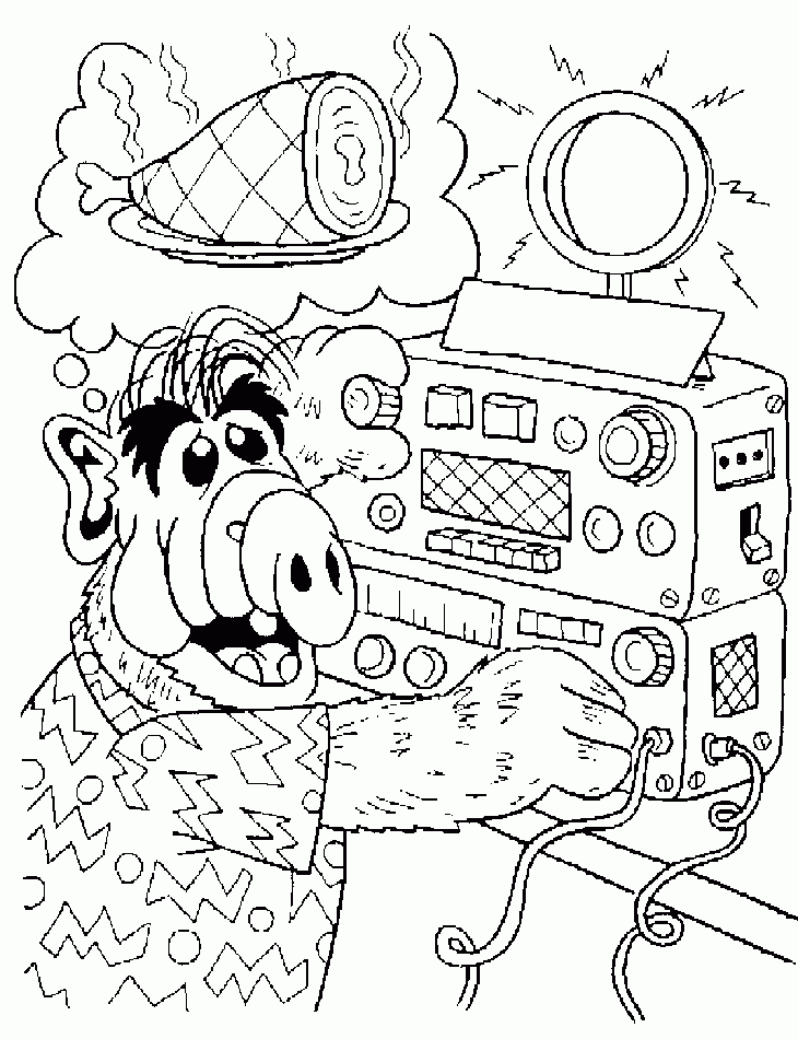 80s Coloring Book Coloring Pages