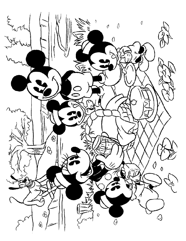 Mickey Mouse | Free Printable Coloring Pages