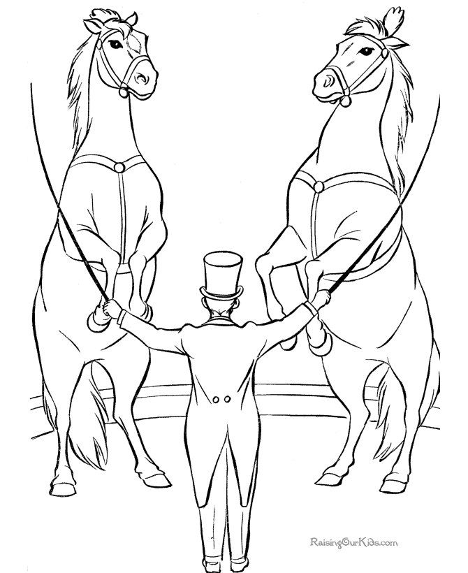 Circus coloring page 004