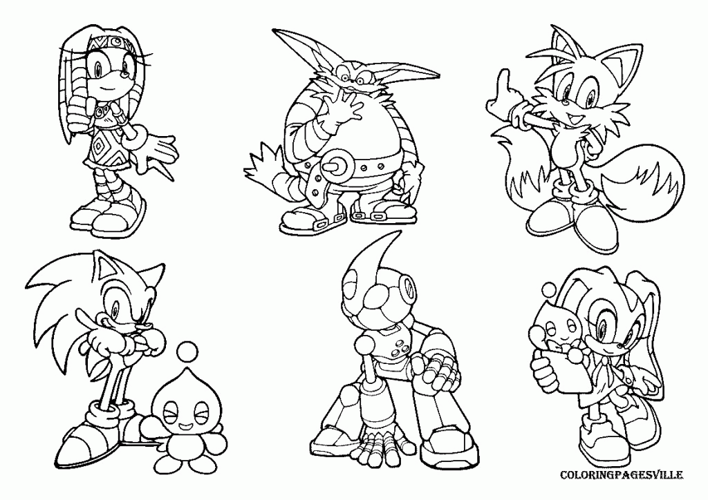 Sonic Coloring Pages Printable - Free Coloring Pages For KidsFree 