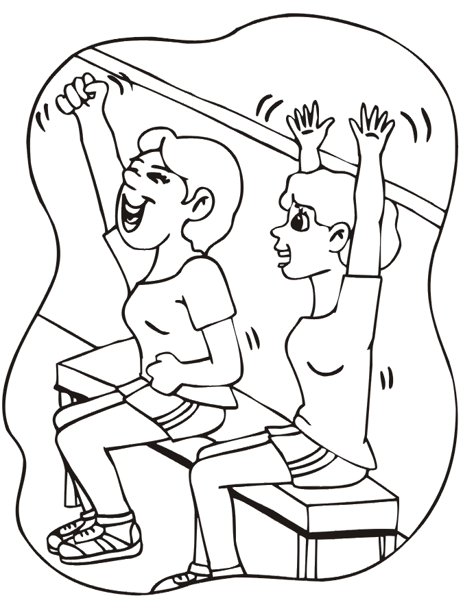 Girls Basketball Coloring Pages