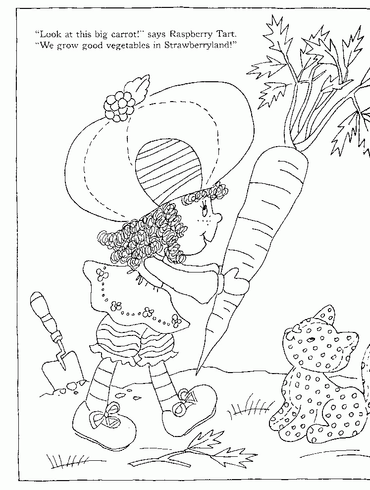 Strawberry Shortcake Coloring Book - Storybook to Color @ Toy 
