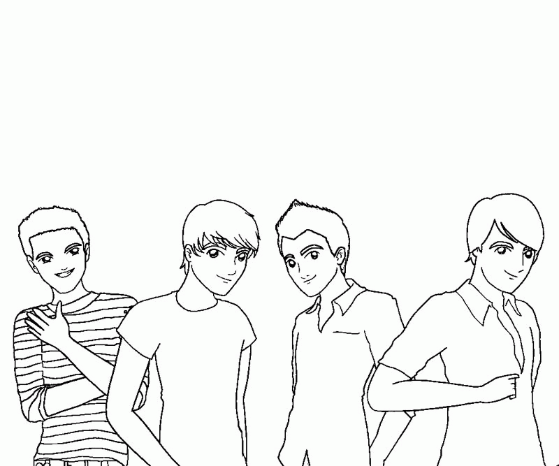 Big Time Rush Coloring Pages - HD Printable Coloring Pages