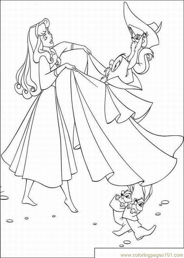 Coloring Pages Sleeping Beauty 11 (Cartoons > Sleeping Beauty 