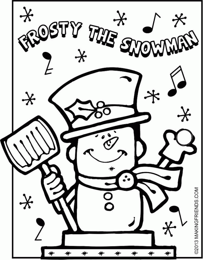 841 Cute Frost Coloring Pages for Adult