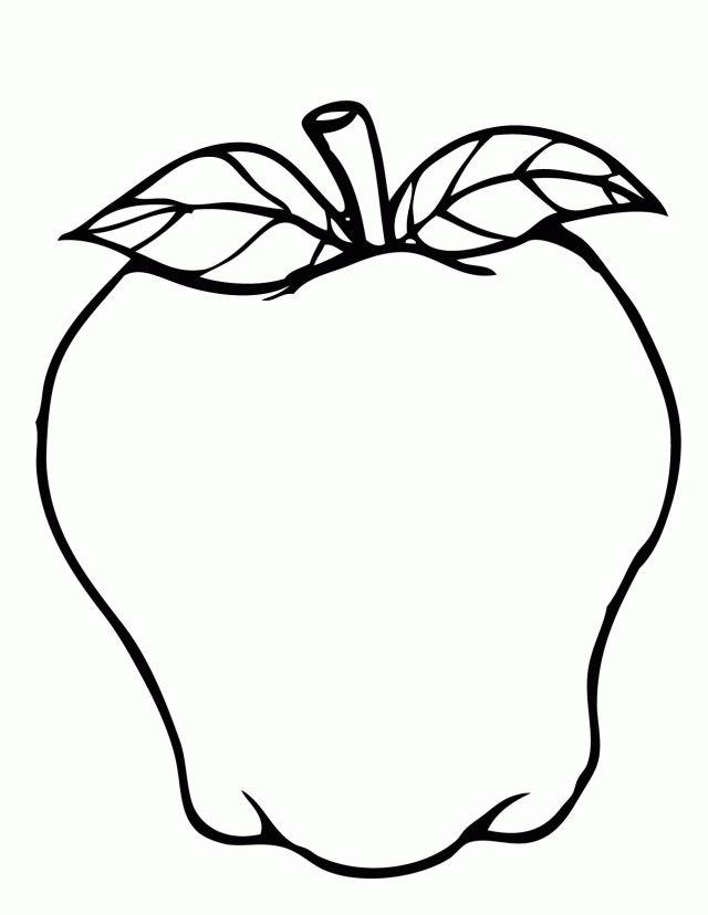 Easy Coloring Pages Of Apples 152159 Apple Picking Coloring Pages